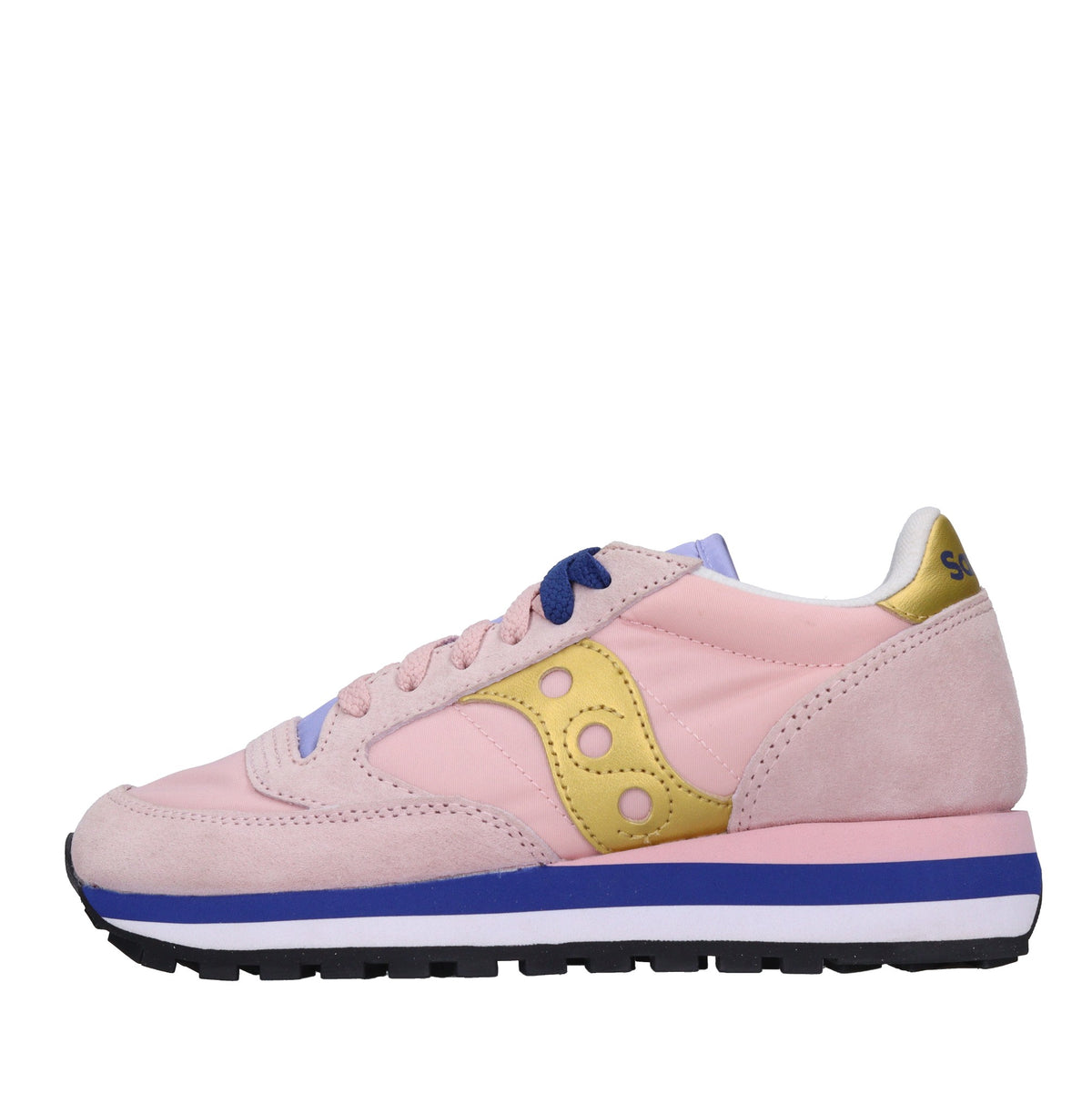 Sneakers in camoscio e tessuto 