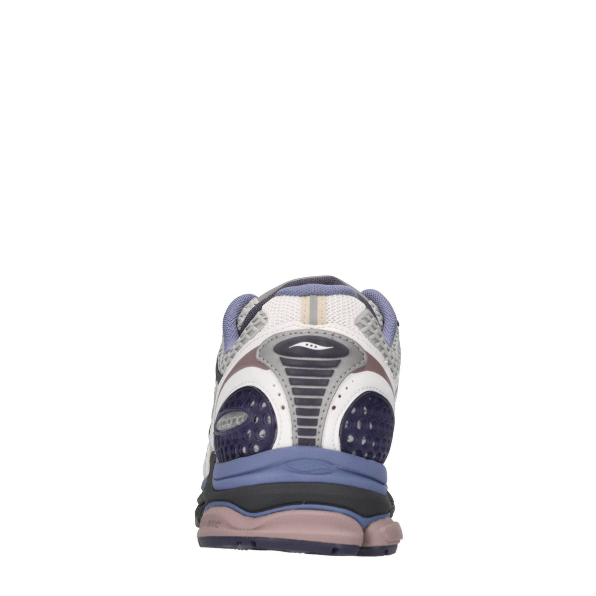 Sneakers in pelle e tessuto 