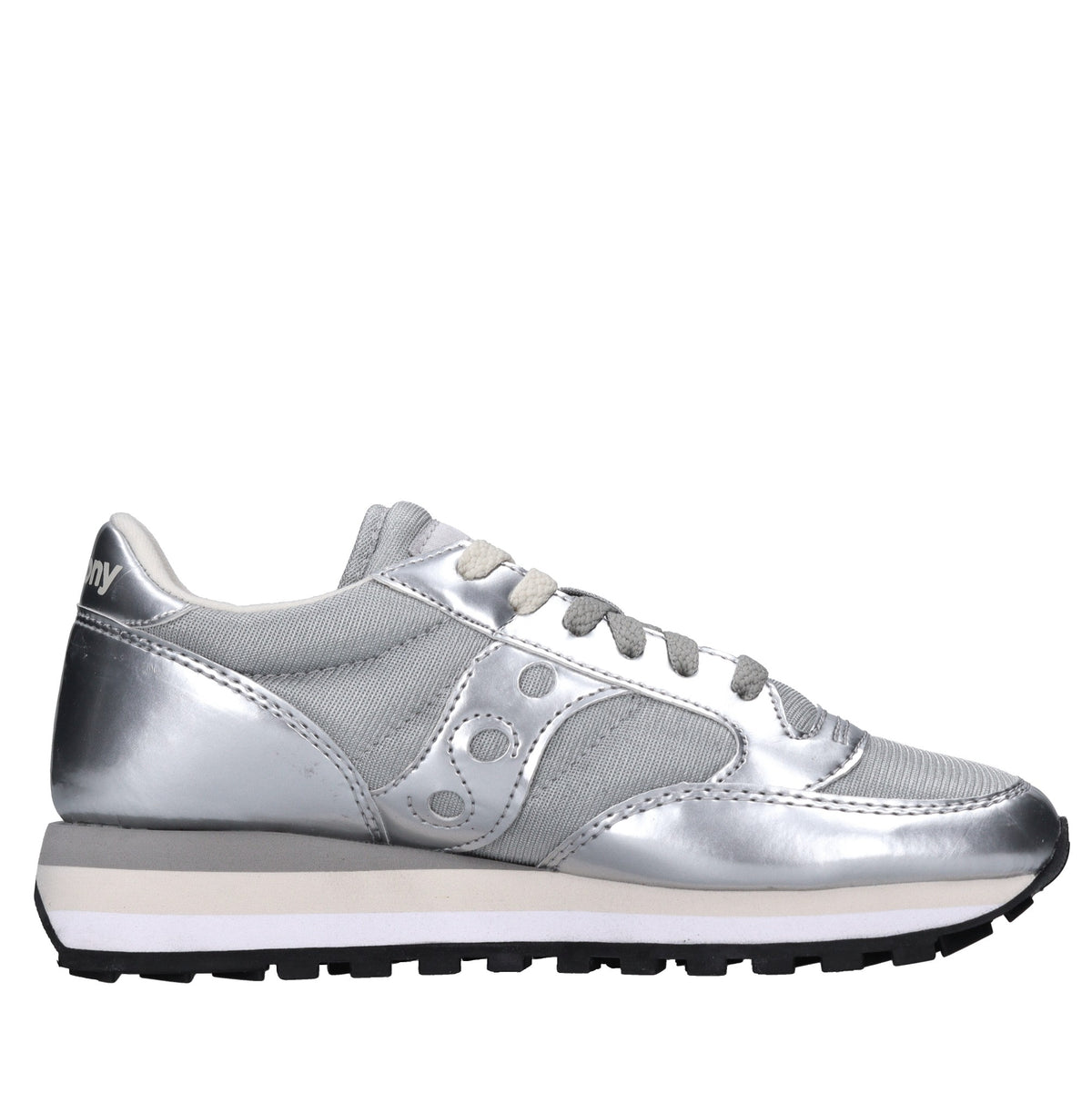 Sneakers jazz triple in ecopelle e tessuto 