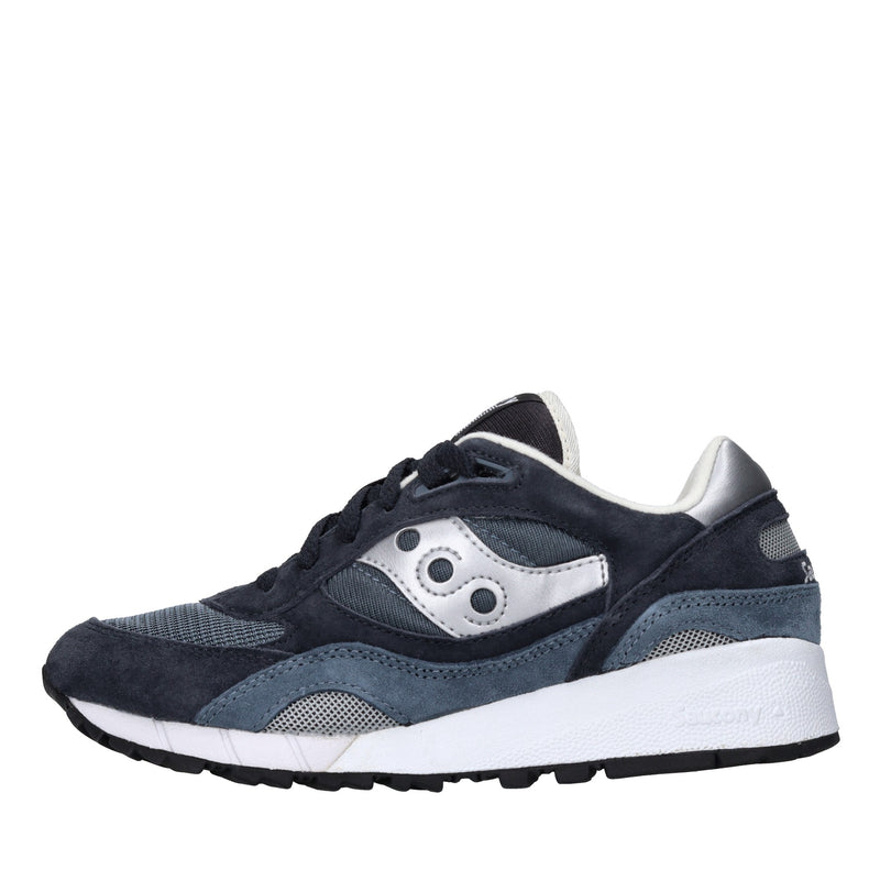 Sneakers in camoscio e tessuto 