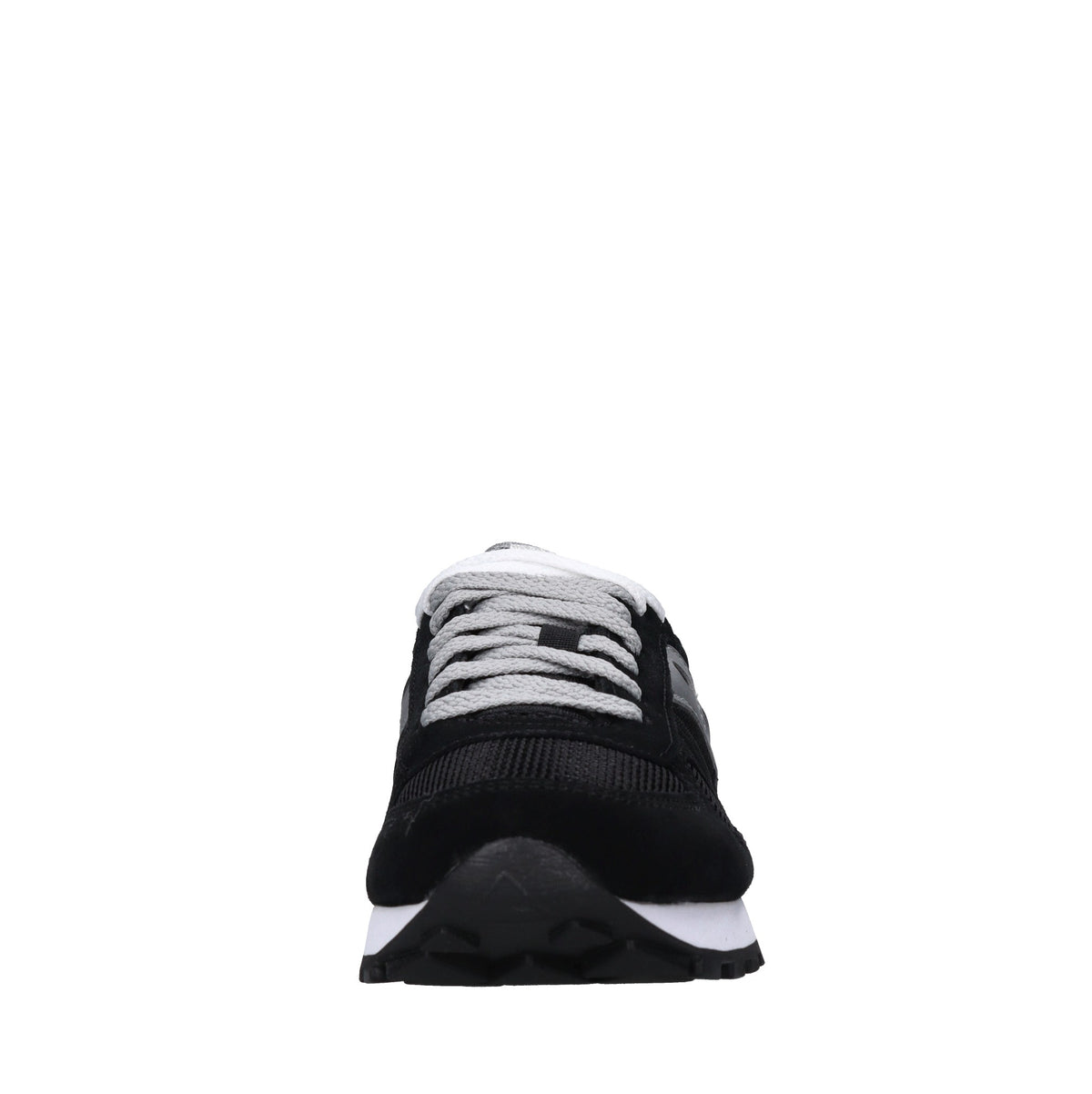 Sneakers in camoscio e tessuto 