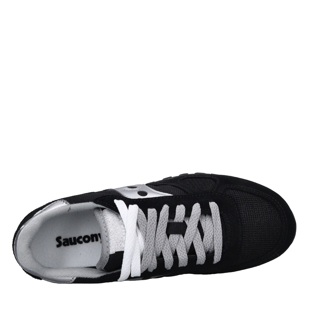 Sneakers in camoscio e tessuto 