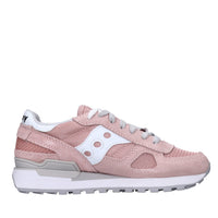 Sneakers in camoscio e tessuto 