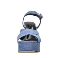 Sandali in denim 