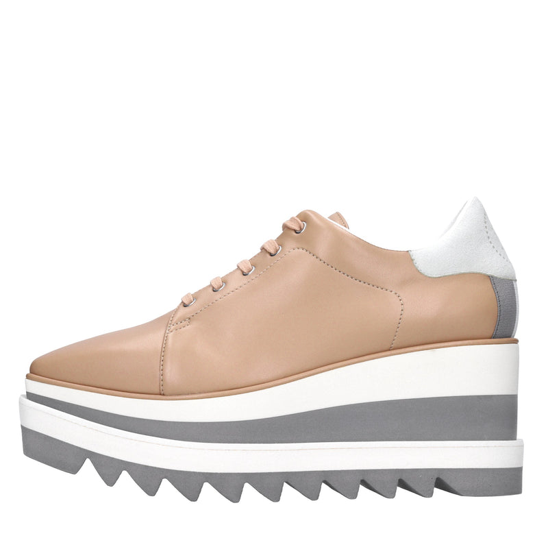 Sneakers in ecopelle e tessuto 