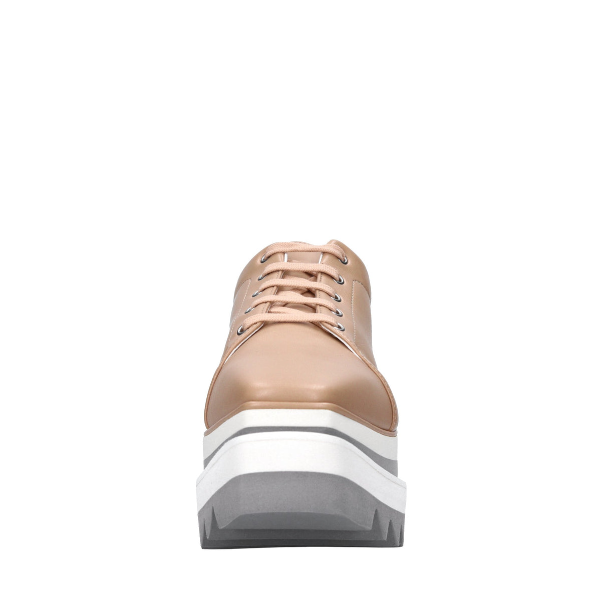 Sneakers in ecopelle e tessuto 