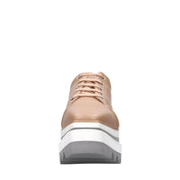 Sneakers in ecopelle e tessuto 