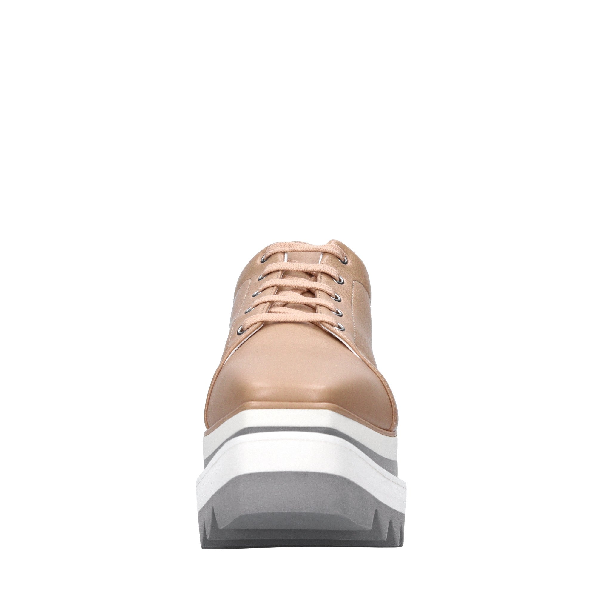 Sneakers in ecopelle e tessuto 