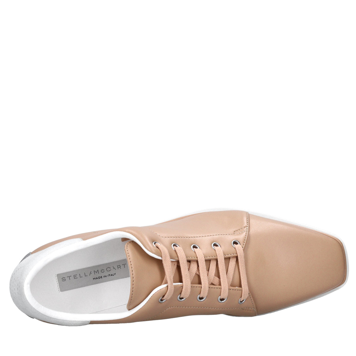 Sneakers in ecopelle e tessuto 