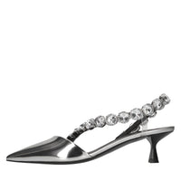 Décolleté slingback Stella Iconic in ecopelle e applicazioni 