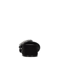Mules in camoscio e strass 