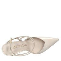 Décolleté slingback in vernice 