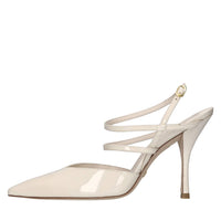 Décolleté slingback in vernice 