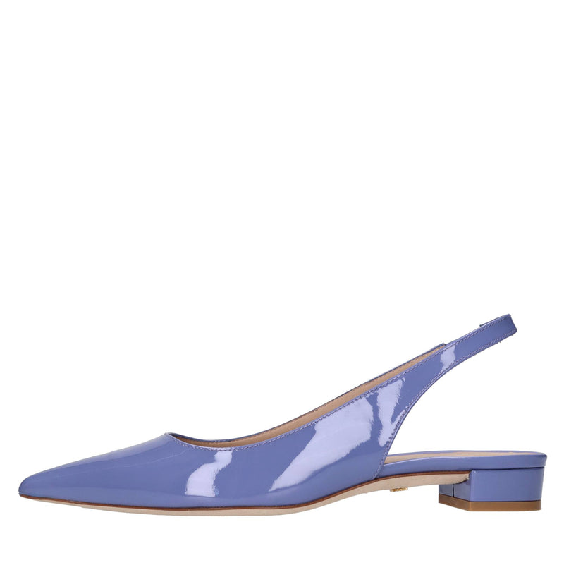 Décolleté slingback in vernice 