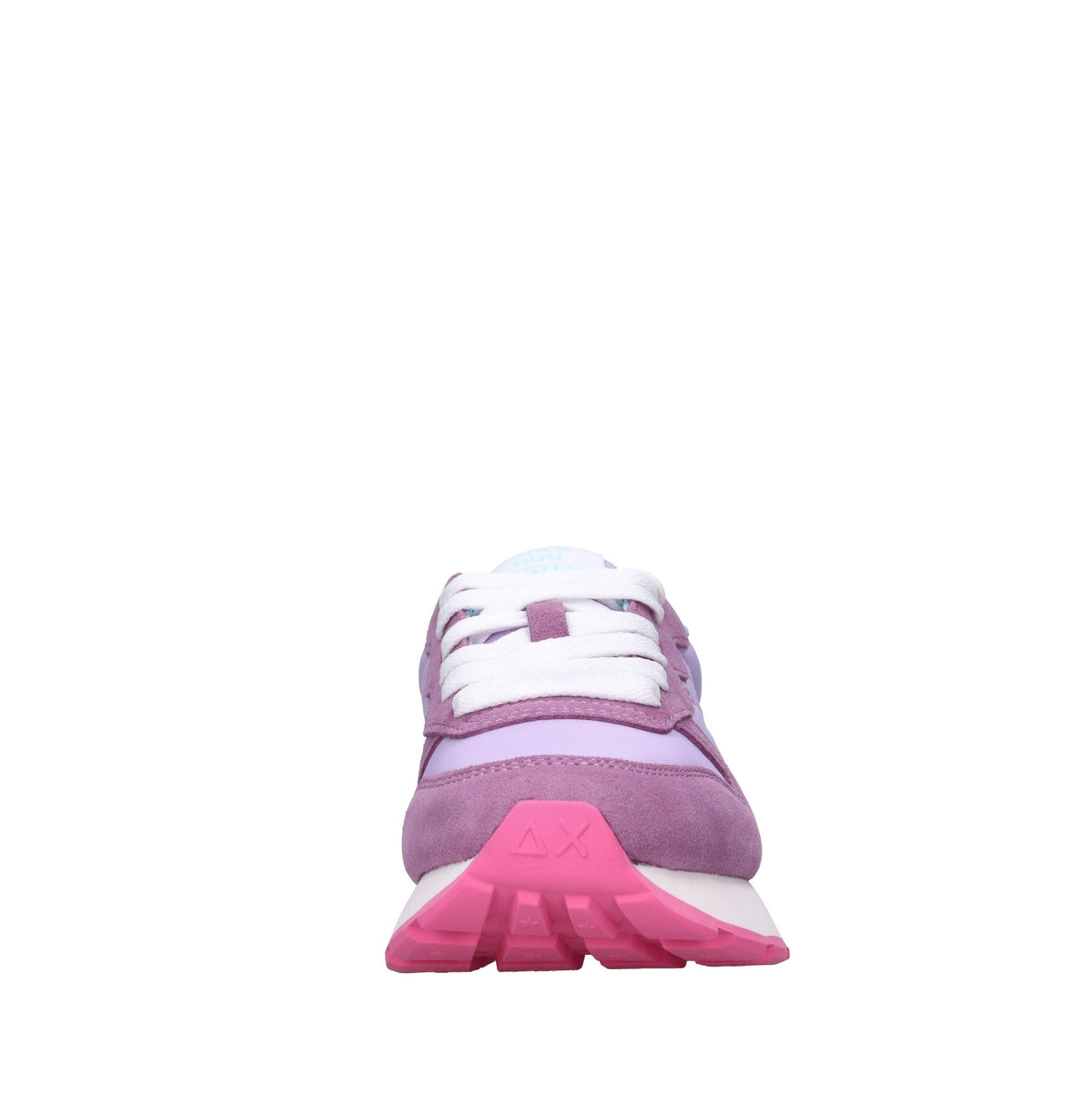 Sneakers in camoscio e tessuto 