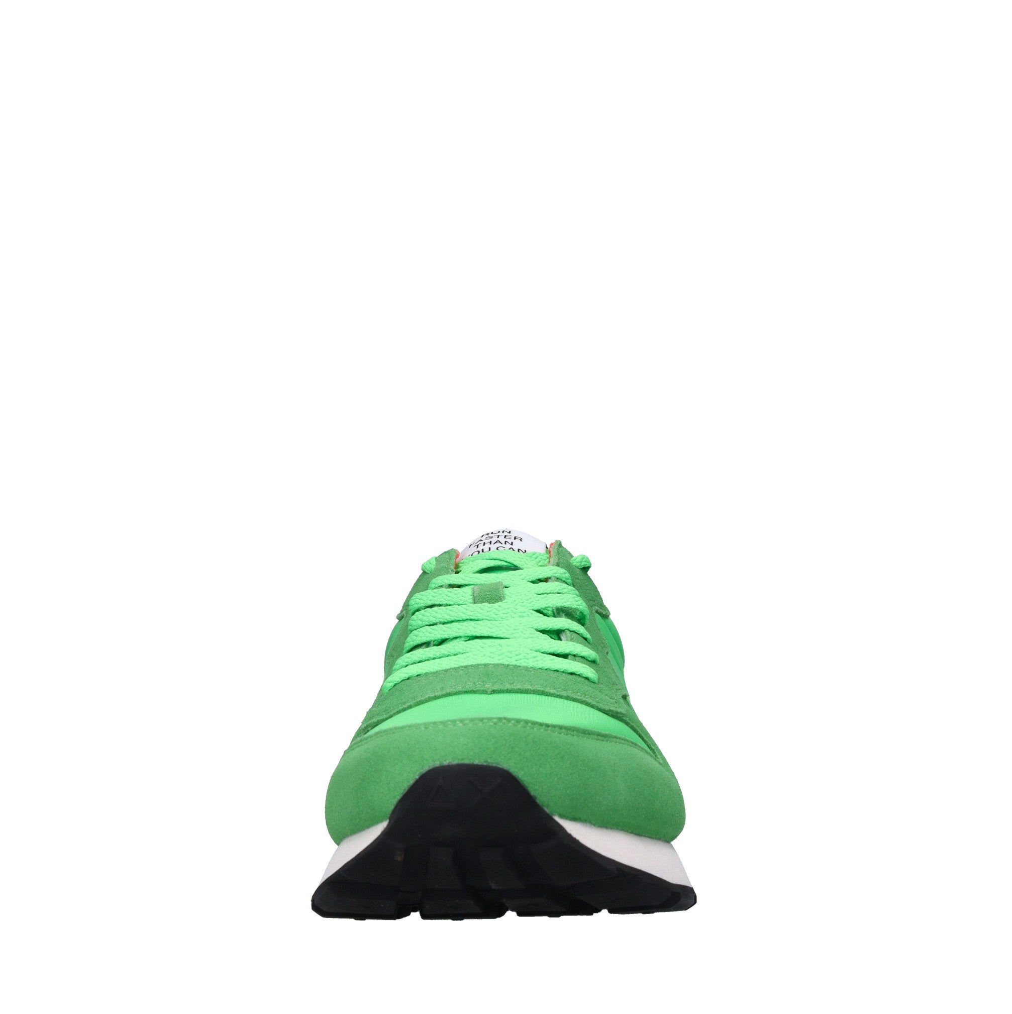 Sneakers in camoscio e tessuto 