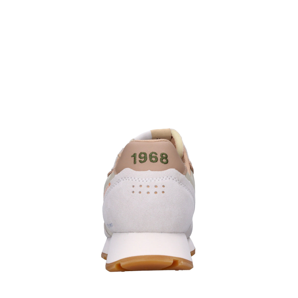 Sneakers in camoscio e tessuto 