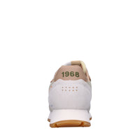 Sneakers in camoscio e tessuto 