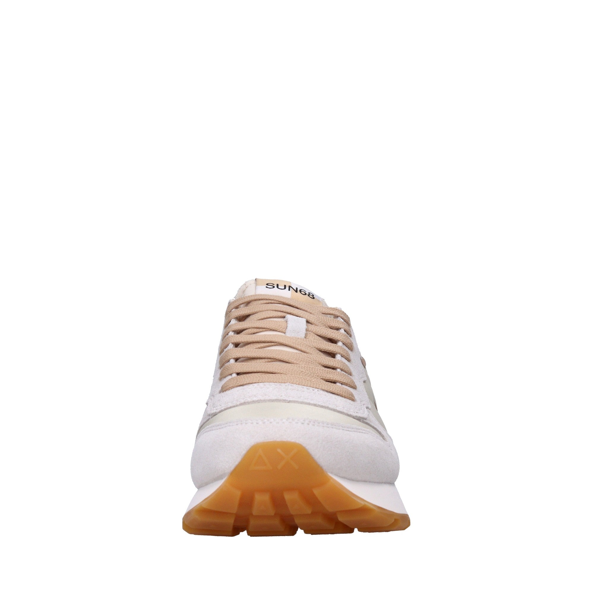 Sneakers in camoscio e tessuto 