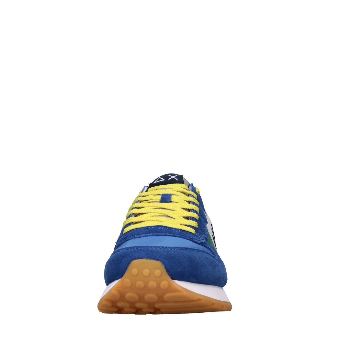 Sneakers in camoscio e tessuto 
