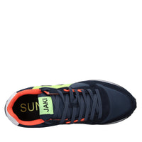 Sneakers in camoscio e tessuto 
