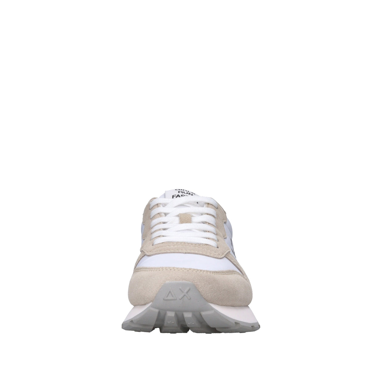 Sneakers in camoscio e tessuto 