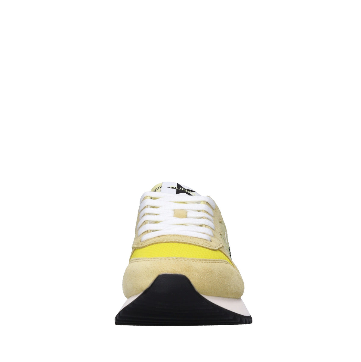 Sneakers in camoscio e tessuto 