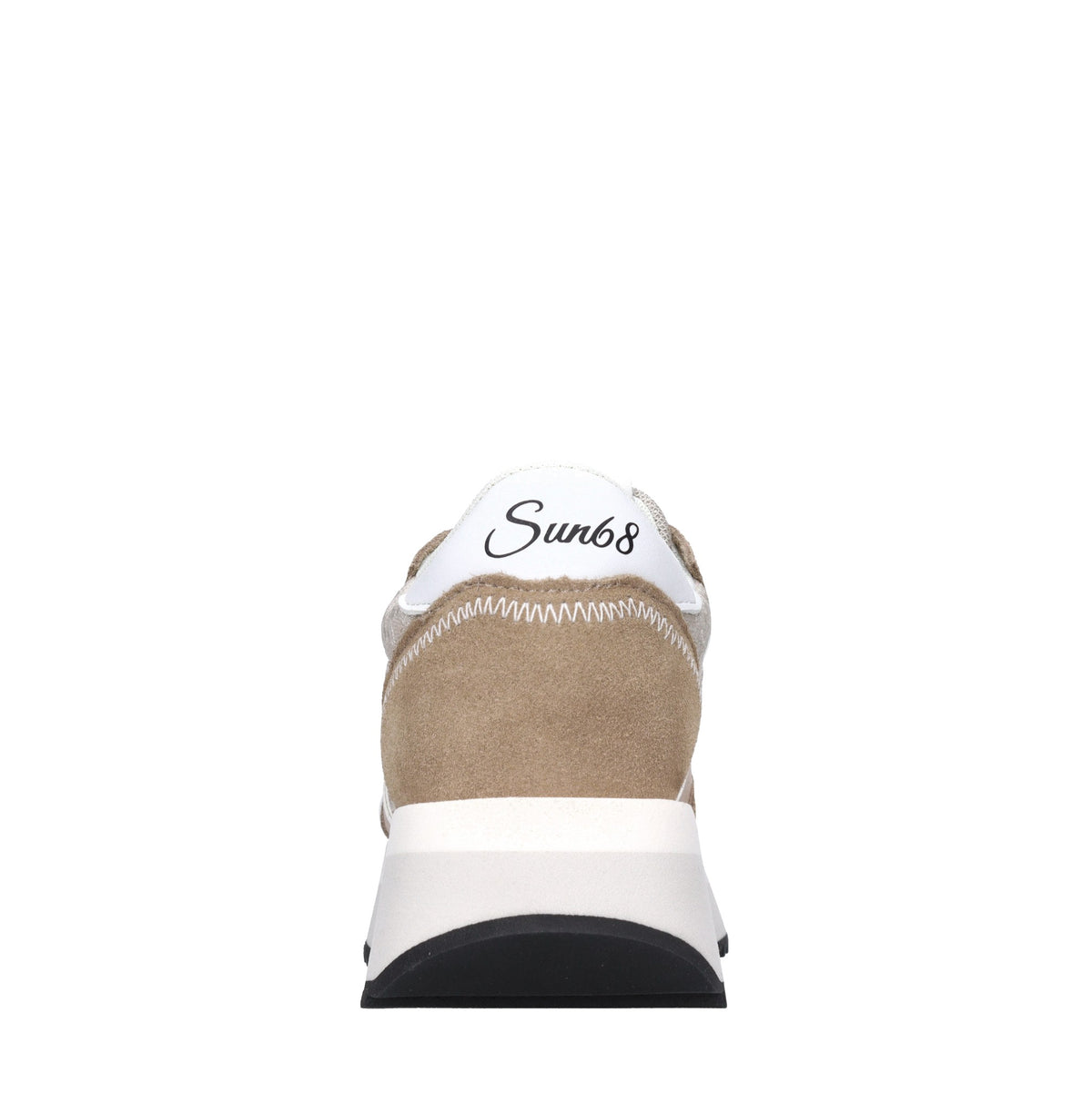 Sneakers in camoscio e tessuto 