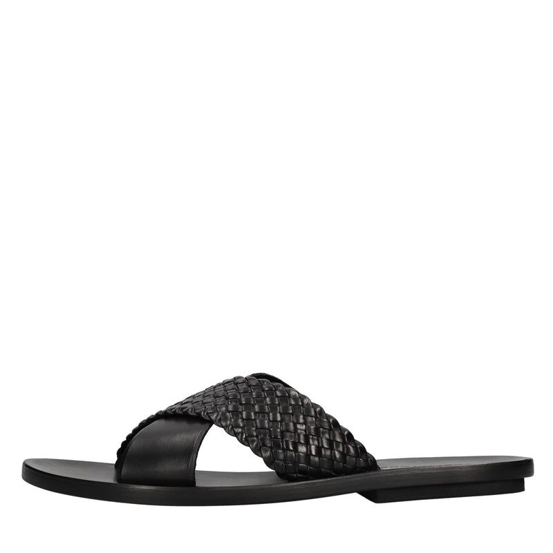Mules in pelle 