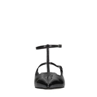 Décolleté slingback in pelle 