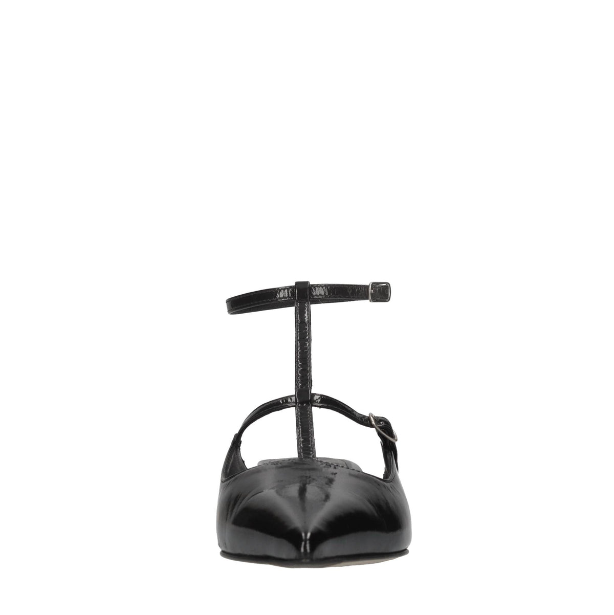 Décolleté slingback in pelle 