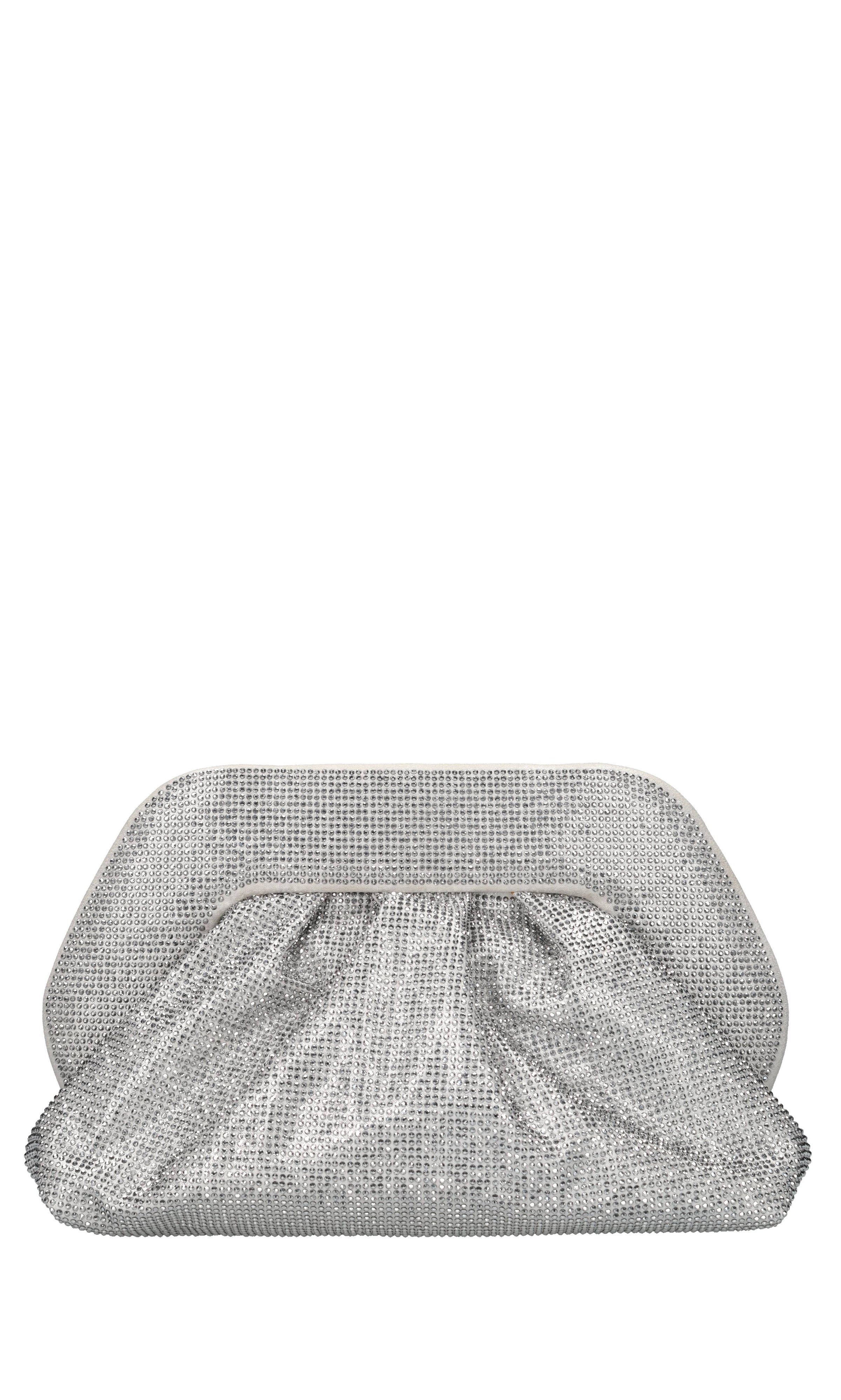 Borsa Tia in tessuto e strass 