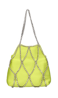 Borsa Kala in raso e strass 