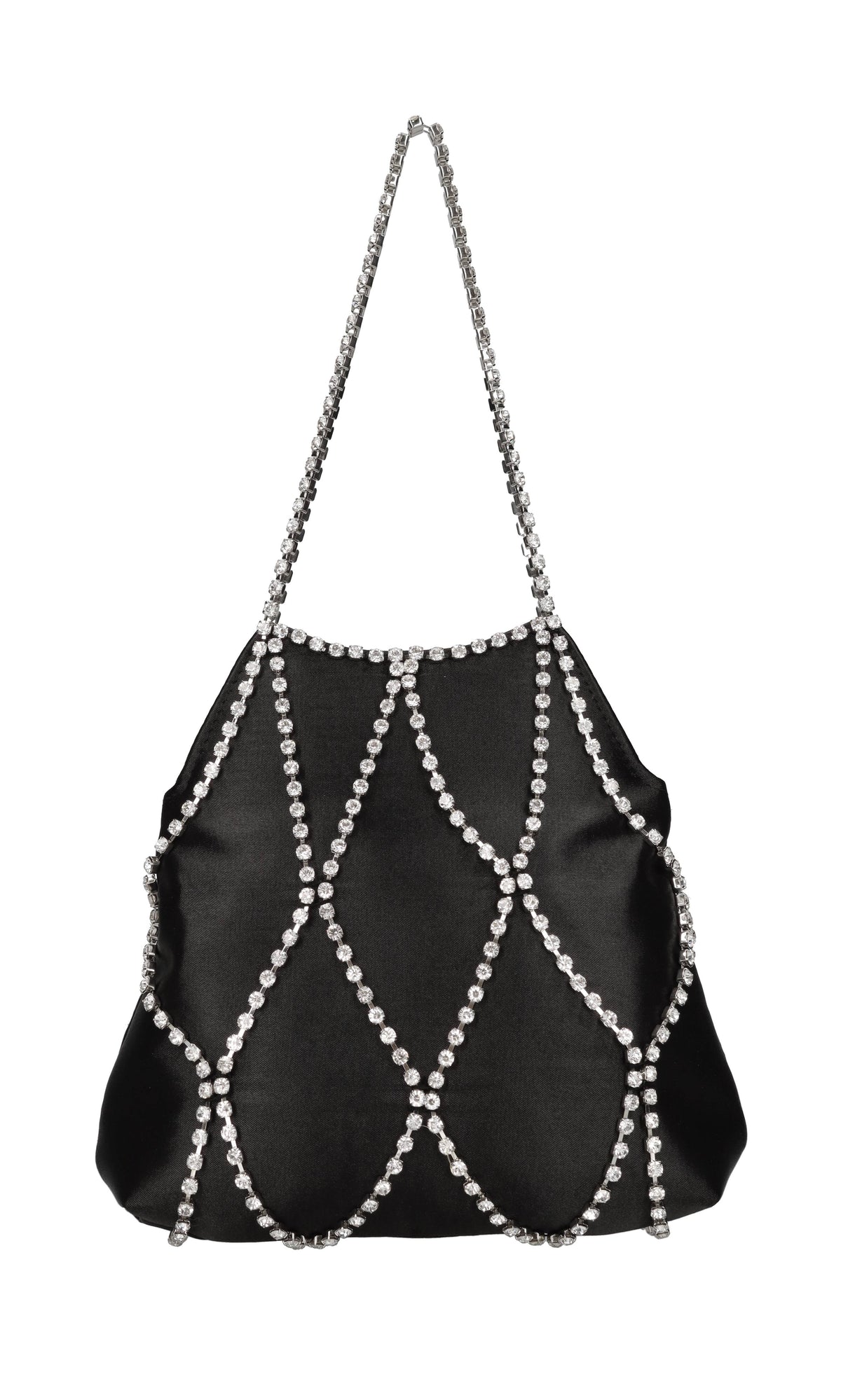 Borsa Kala in raso e strass 