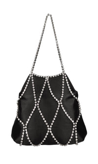 Borsa Kala in raso e strass 