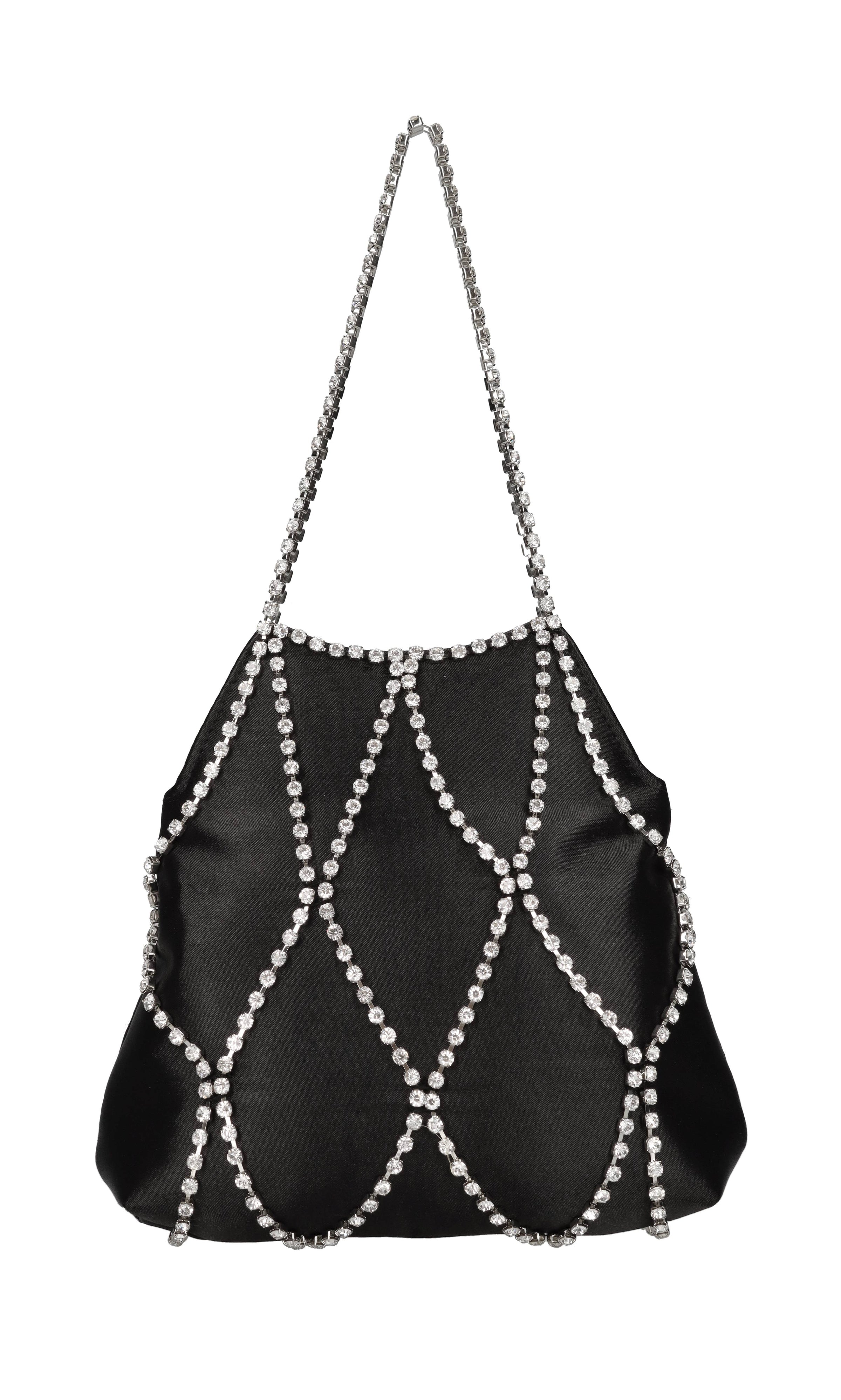 Borsa Kala in raso e strass 