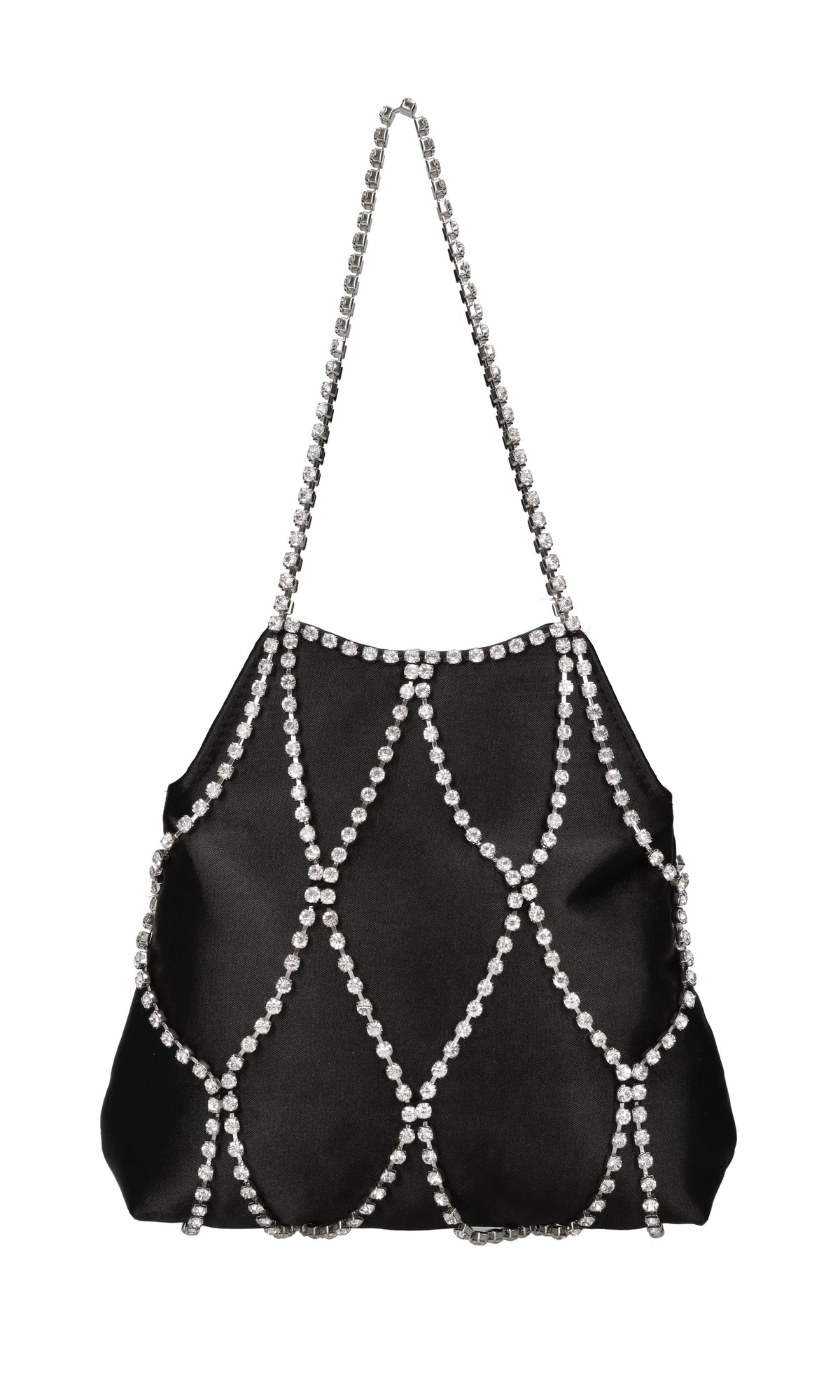 Borsa Kala in raso e strass 