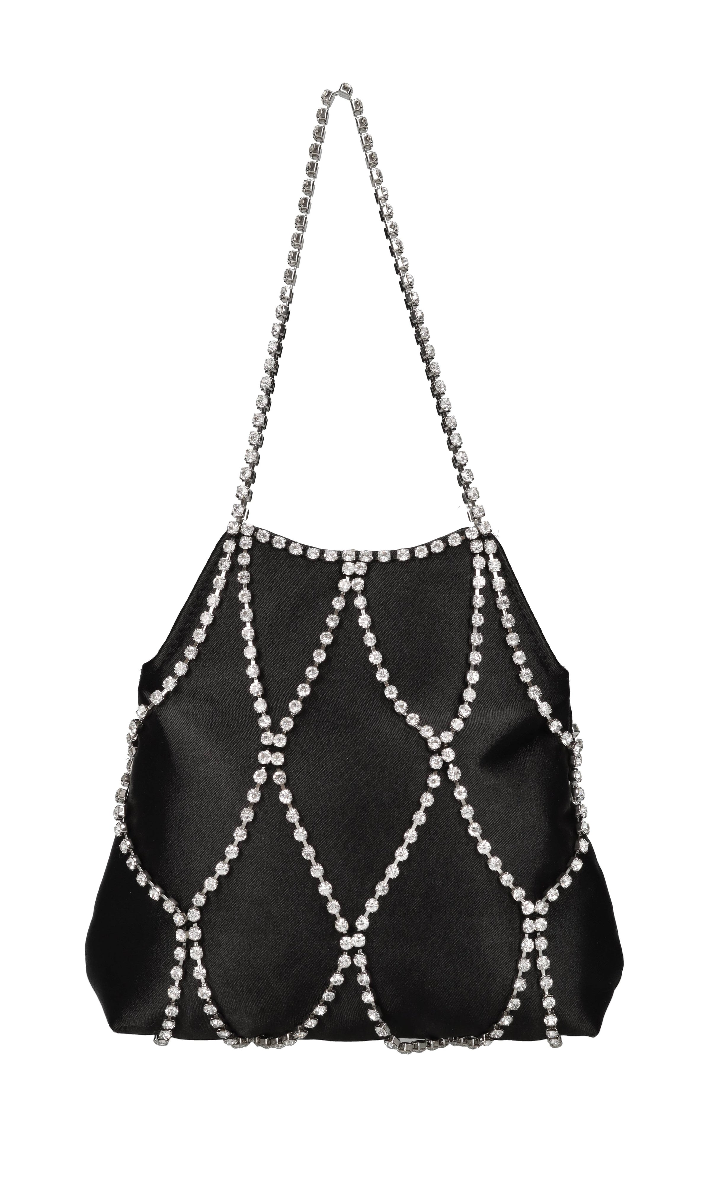 Borsa Kala in raso e strass 