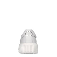 Sneakers in pelle e strass 