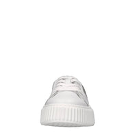 Sneakers in pelle e strass 