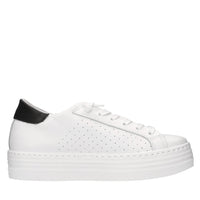 Sneakers in pelle e glitter 