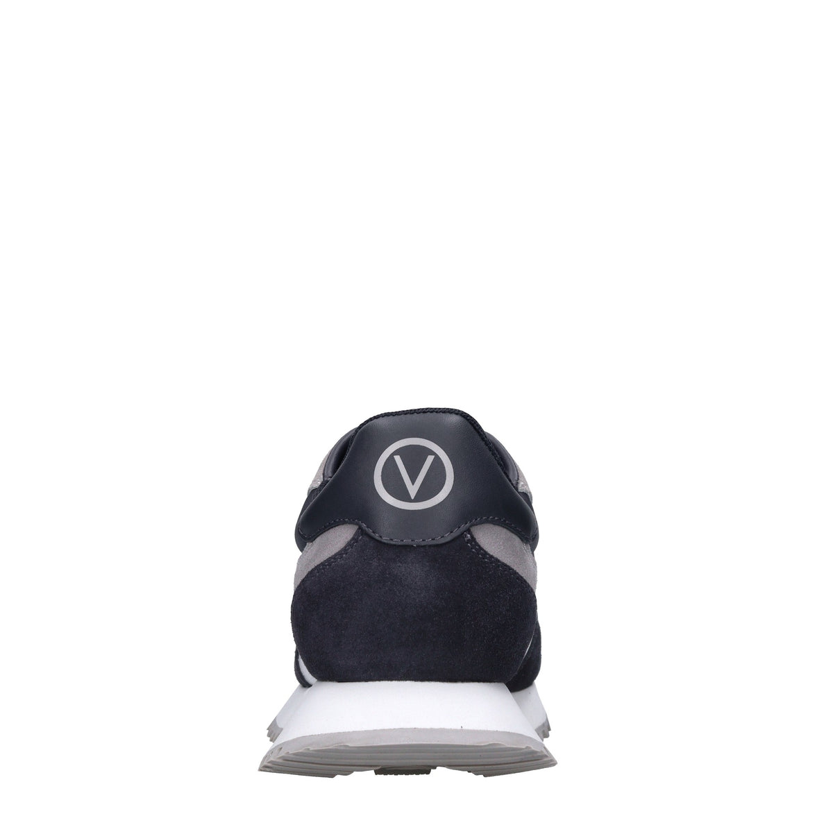 Sneakers in pelle e tessuto 