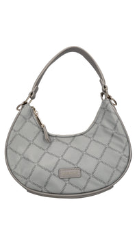 Borsa in tessuto ed ecopelle 