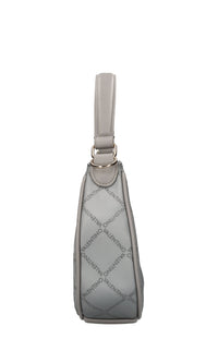 Borsa in tessuto ed ecopelle 