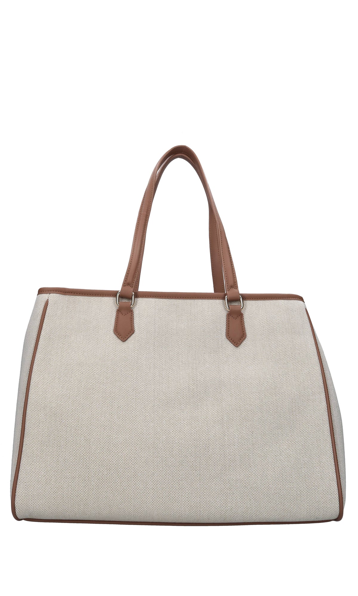 Borsa in tessuto ed ecopelle 