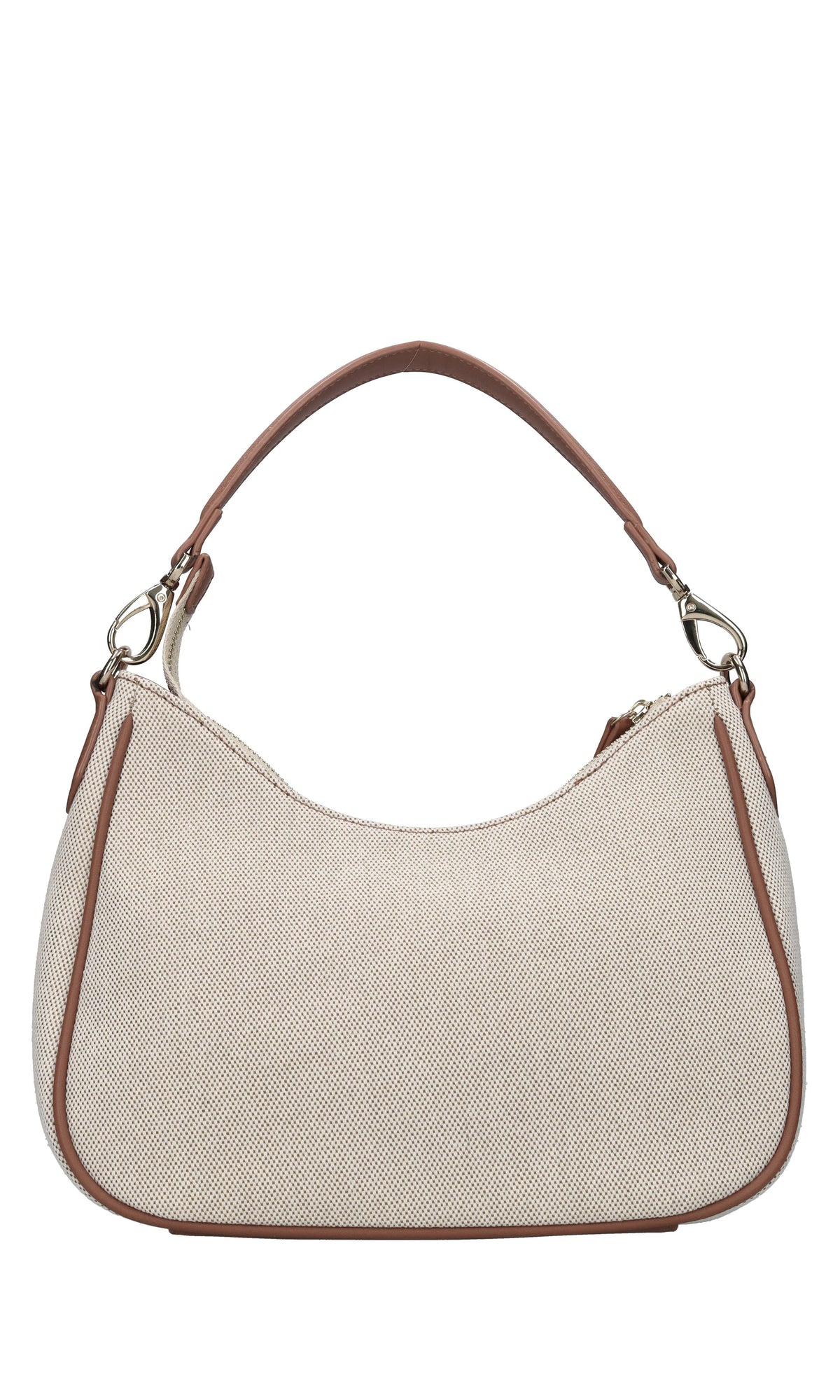 Borsa in tessuto ed ecopelle 