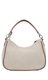 Borsa in tessuto ed ecopelle 