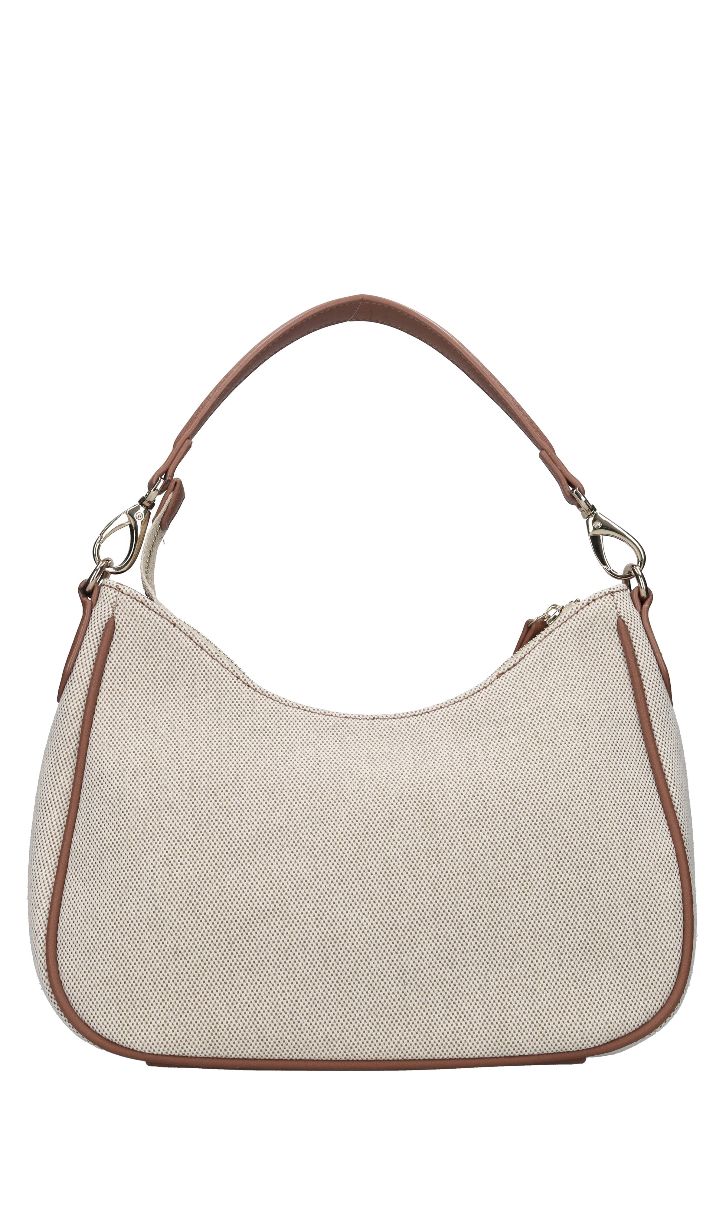 Borsa in tessuto ed ecopelle 