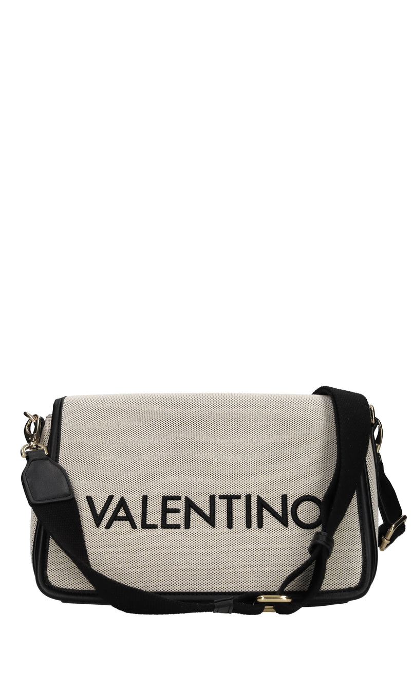 Borsa in tessuto ed ecopelle 