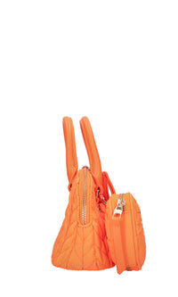 Borsa in tessuto ed ecopelle 